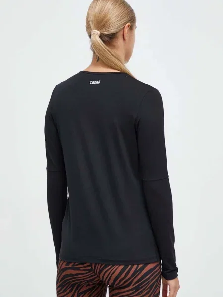 Лонгслів для тренувань Casall Essential чорний