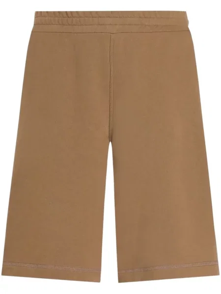 Pantaloni scurți Dolce & Gabbana din jerseu maro