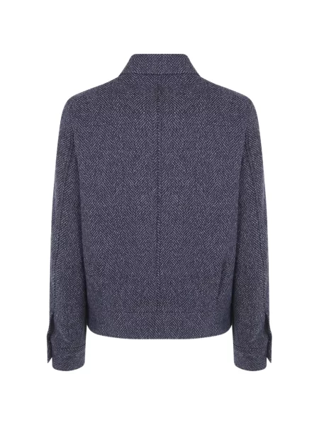 Geacă Paul Smith cu model herringbone negru