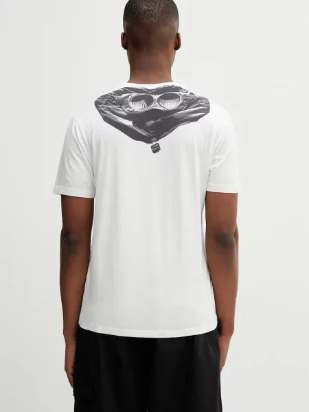 C.P. Company tricou din alb