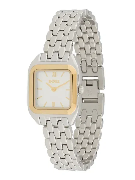 BOSS Ceas analogic Mae Petite auriu / argintiu alb