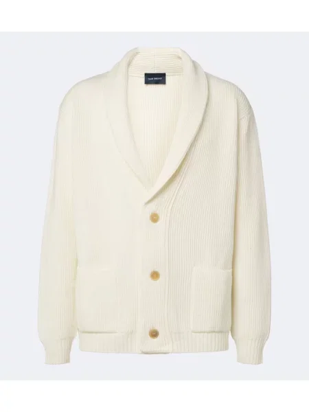 Cardigan Thom Sweeney de lână alb
