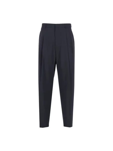 Spodnie Emporio Armani niebieskie