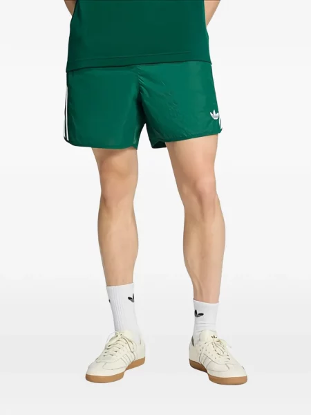 Pantaloni scurți Adidas alergare cu autograf evazate albastru