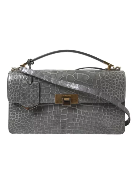 Torebka Balenciaga skórzana szara