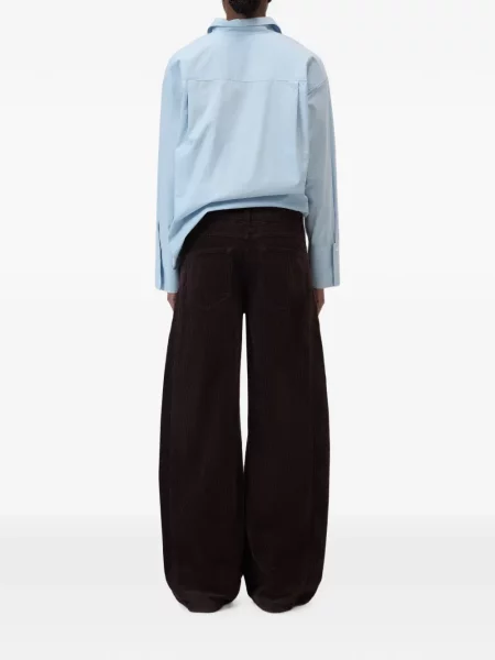 Pantaloni Closed de catifea cord maro