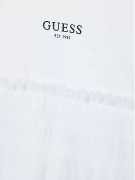 Elegantní šaty Guess bílé