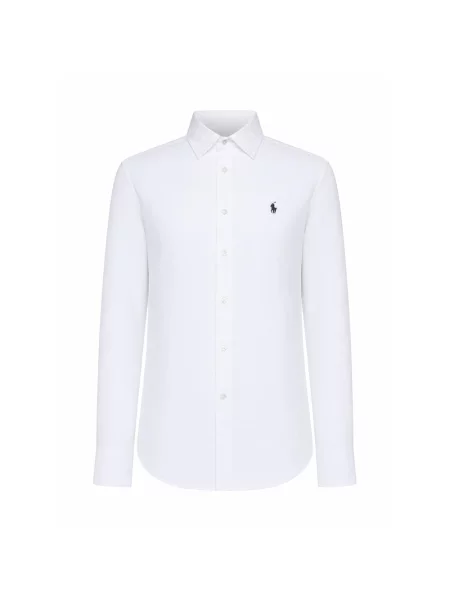 Koszula Polo Ralph Lauren z długim rękawem z twillu biała