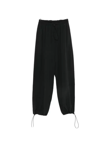 Pantaloni Calvin Klein alergare cu cordon negru