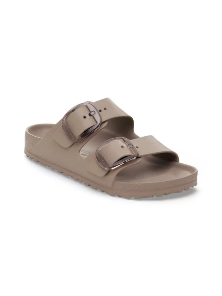 Wodoodporne EVA klapki Birkenstock na sprzączkę szare