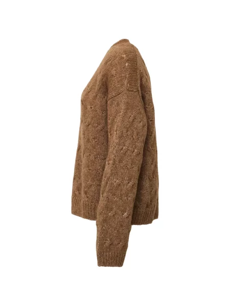 Cardigan Scaglione tricotate maro