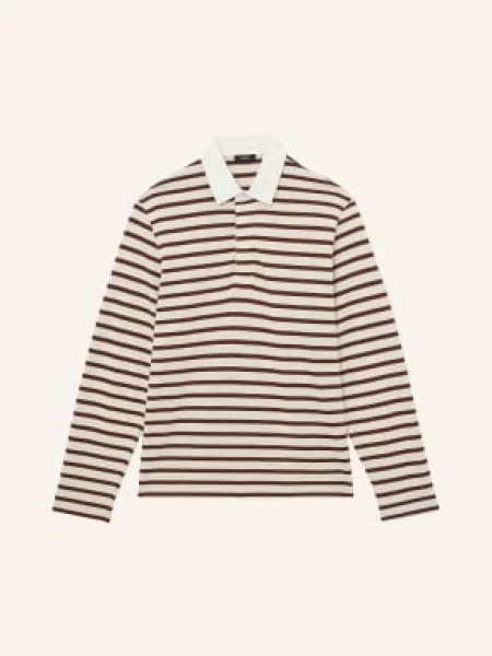 Reiss Jerseyové Polo Tričko Conners / krémová hnědá