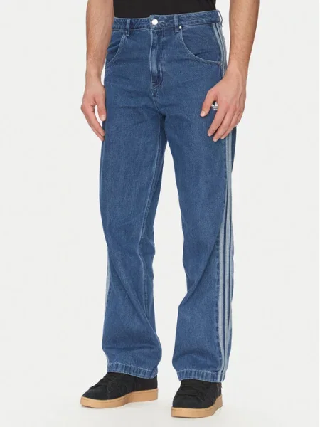 Jeans hlače adidas modra