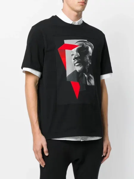 Tricou Neil Barrett cu imagine negru