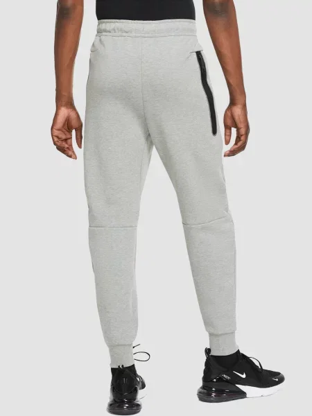Флисовые джоггеры Nike серые