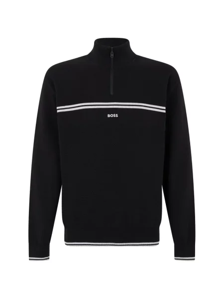 Pulover Boss cu dungi negru