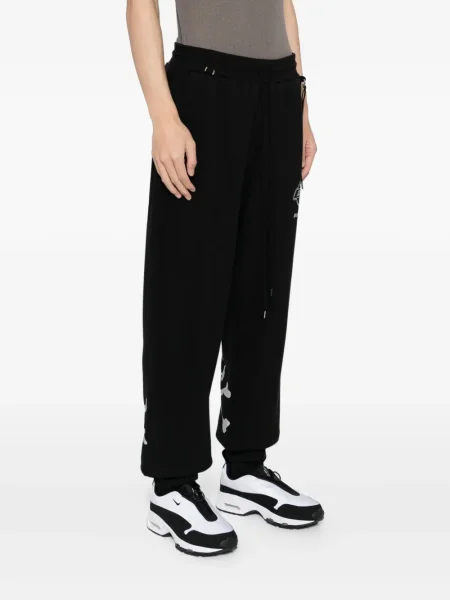 Pantaloni Mastermind Japan cu imagine negru