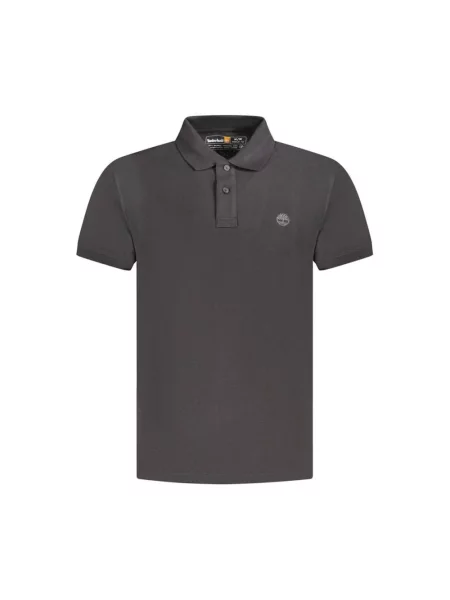 Koszulka polo Timberland z krótkim rękawem klasyczna czarna