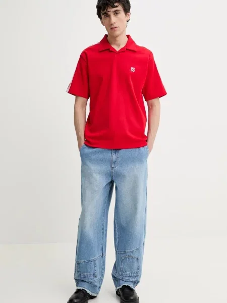 Polo majica Hugo rdeča