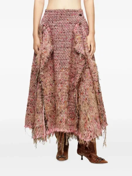 Bukiecik spódnica Diesel asymetryczna różowa