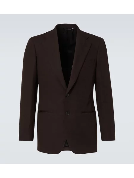 Volneni blazer Saman Amel rjava