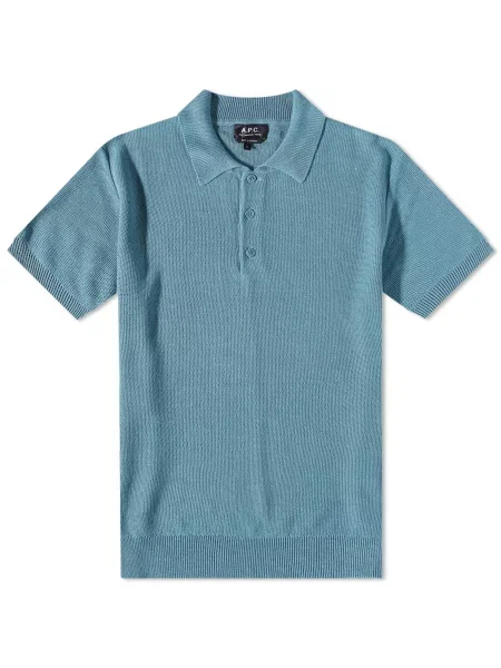 Koszulka polo A.p.c. szara