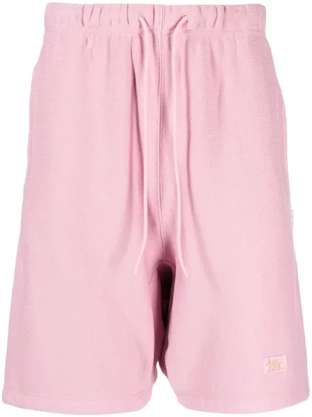 Pantaloni scurți Advisory Board Crystals cu broderie roz