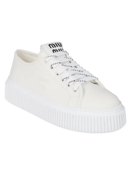 Sneakersy Miu Miu białe