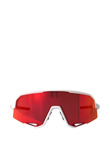 Ochelari de soare 100% Eyewear cu imprimeu geometric alb