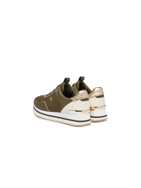 Sneakersy MICHAEL Michael Kors Raina Kaki