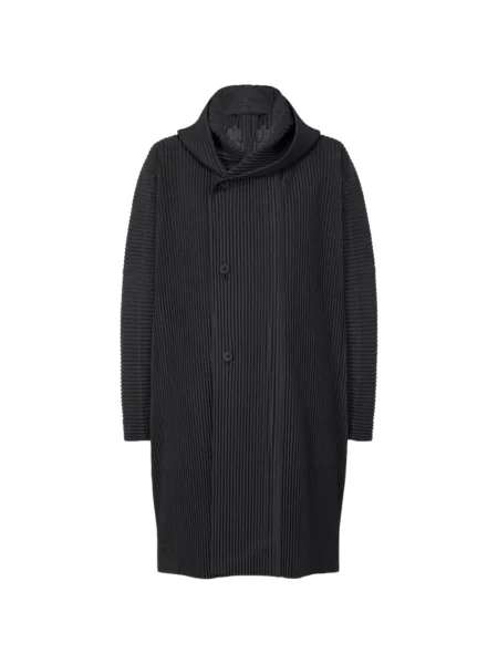 Palton Issey Miyake plisat negru
