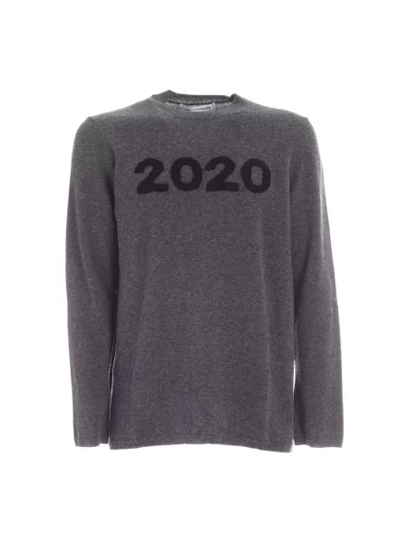 Sweter Comme Des Garcons wełniany szary