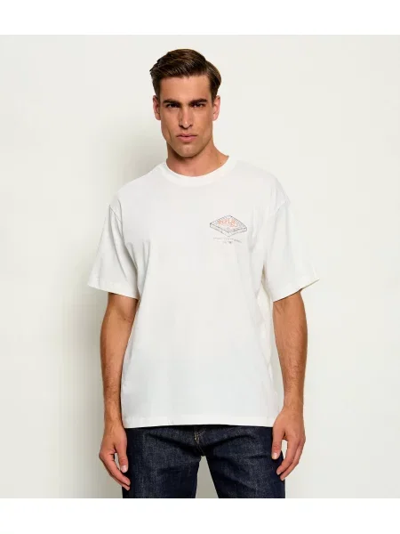 Replay Tricou | Relaxed fit alb