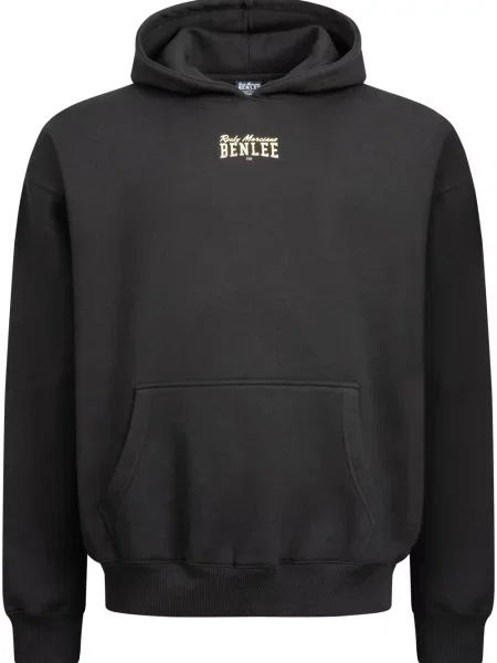 Hoodie Benlee s kapuco črna