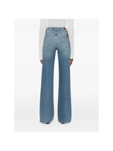 7 For All Mankind Dżinsy Z Rozszerzanymi Nogawkami Modern Dojo blau niebieskie