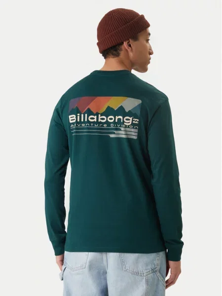 Billabong Majica z dolgimi rokavi Range zelena