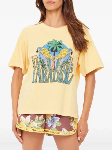 Tricou The Upside cu imagine galben
