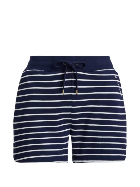 Pantaloni scurți Lauren Ralph Lauren cu cordon albastru