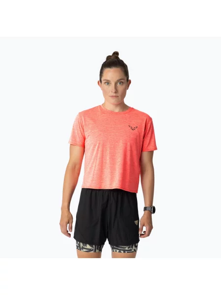 Tricou de alergare pentru femei DYNAFIT Trail ultra coral