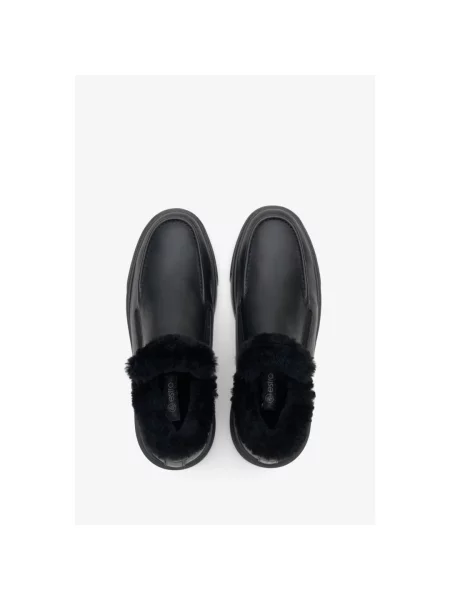 Зимові лофери Estro чорні