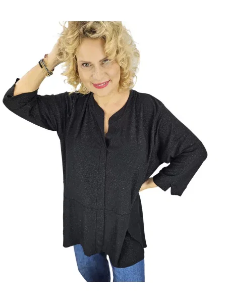 Elegantna srajca Pri črna