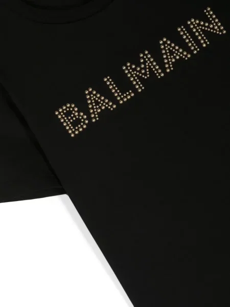 Koszulka dziecięca Balmain czarna