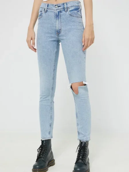 Kavbojke Abercrombie & Fitch modra