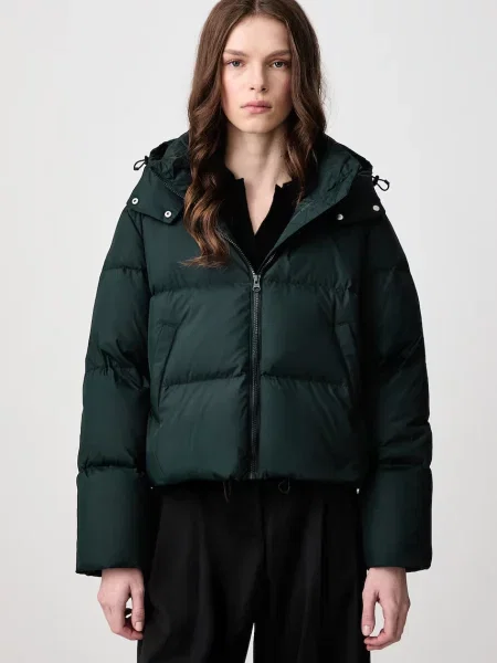 Lacoste kurtka puchowa zielona