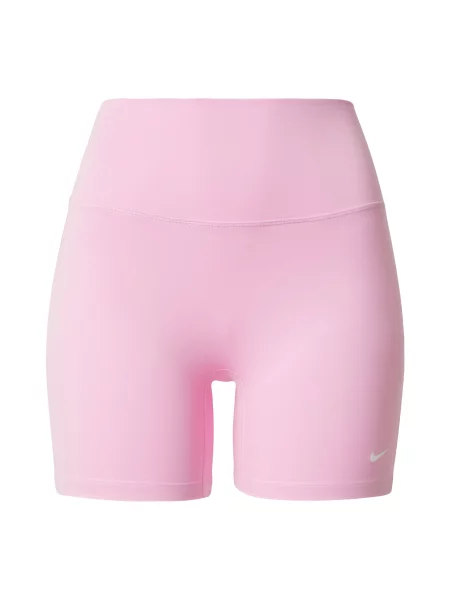 NIKE Pantaloni sport ONE roz alb