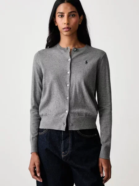Polo Ralph Lauren cardigan pentru femei cu gri