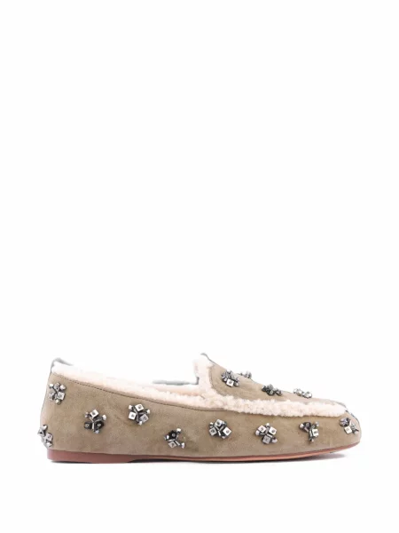 Pantofi loafer Lola Cruz din piele de oaie
