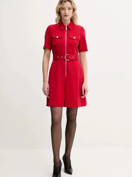 Сукня Morgan RABIK mini розкльошена RABIK червоний
