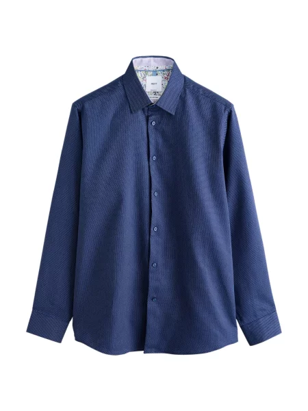 Next Cămașă / bleumarin / deschis albastru