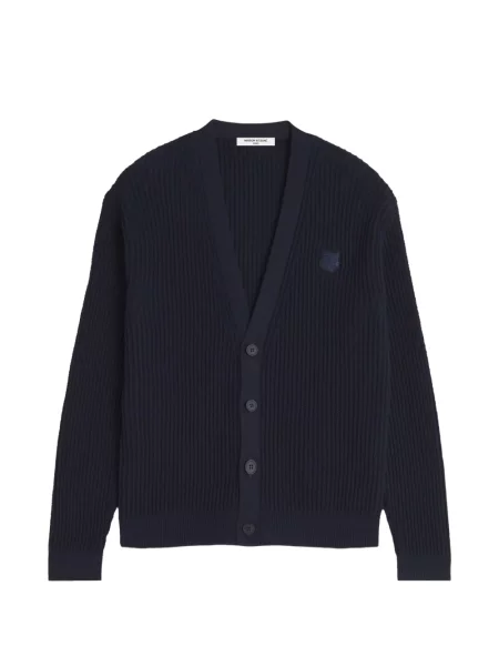 Kardigan Maison Kitsuné modrý